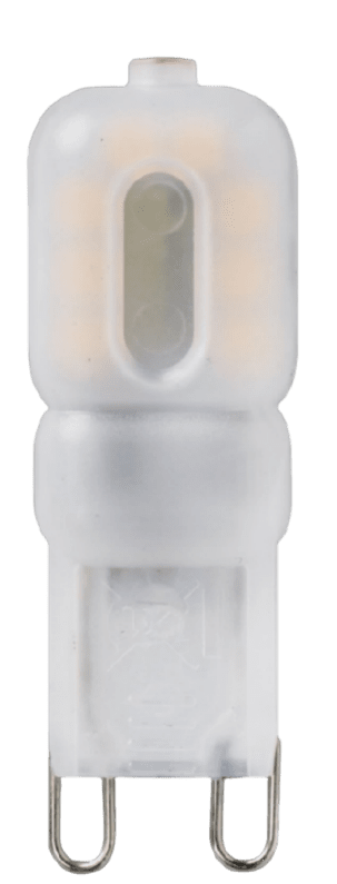 G9 2W dæmpbar 2850K RA90 Fra Nordic Lighting - Med en varm lysfarve p&aring; 2850K og et h&oslash;jt farvegengivelsesindeks p&aring; RA90 f&aring;r du naturlige farver og en behagelig atmosf&aelig;re.