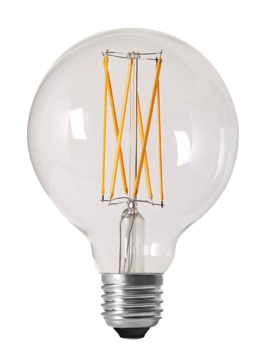 E27 9,5cm 7W 3-trins hukommelse 2850K RA95 Fra Nordic Lighting - Med en varm hvid farvetemperatur p&aring; 2850K og et h&oslash;jt farvegengivelsesindeks p&aring; RA95 f&aring;r du naturlige farver og en behagelig atmosf&aelig;re.