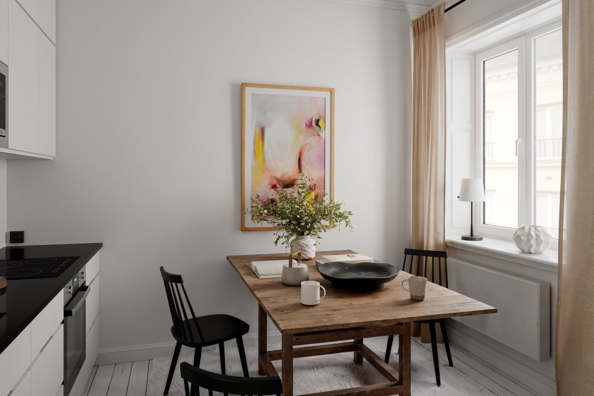 Lumi 48cm Mat sort bordlampe Fra By Rydéns - Lumi er en moderne bordlampe med et moderne design.