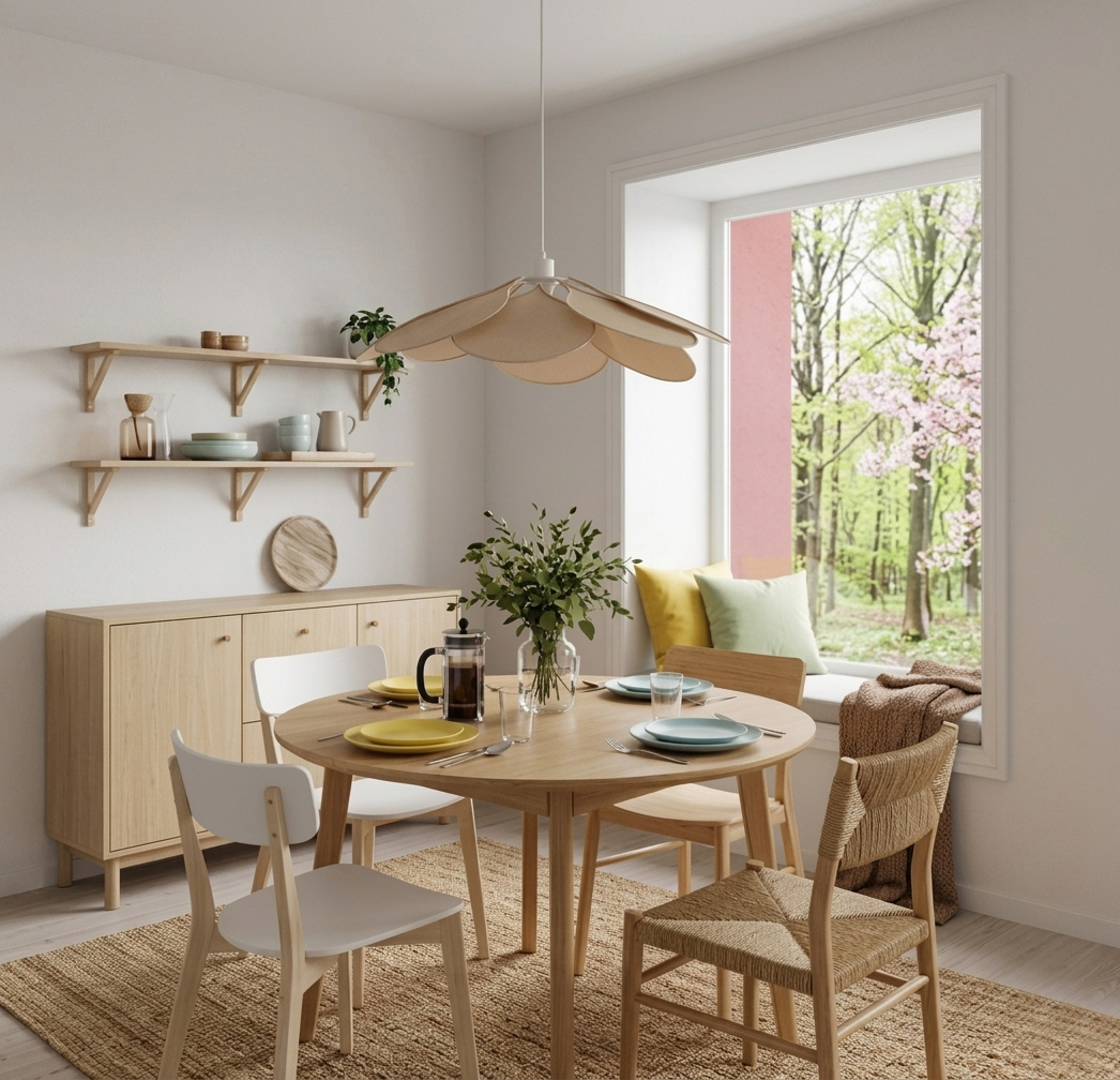 Magnolia Ø80 Beige loftslampe Fra Cottex - Magnolia er en dekorativ loftspendel med et legende design inspireret af blomsterblade.