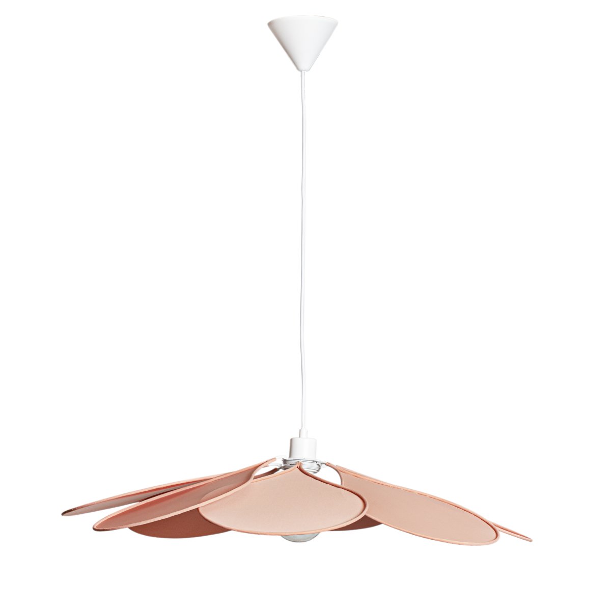 Magnolia Ø80 Lyserød loftslampe Fra Cottex - Magnolia er en dekorativ loftspendel med et legende design inspireret af blomsterblade.