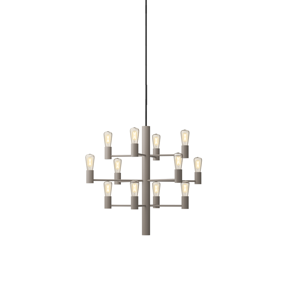 Manola 12 Ø60 Beige loftslampe Fra Herstal - Manola &auml;r exceptionell i sin design och skapar en magnifik atmosf&auml;r.