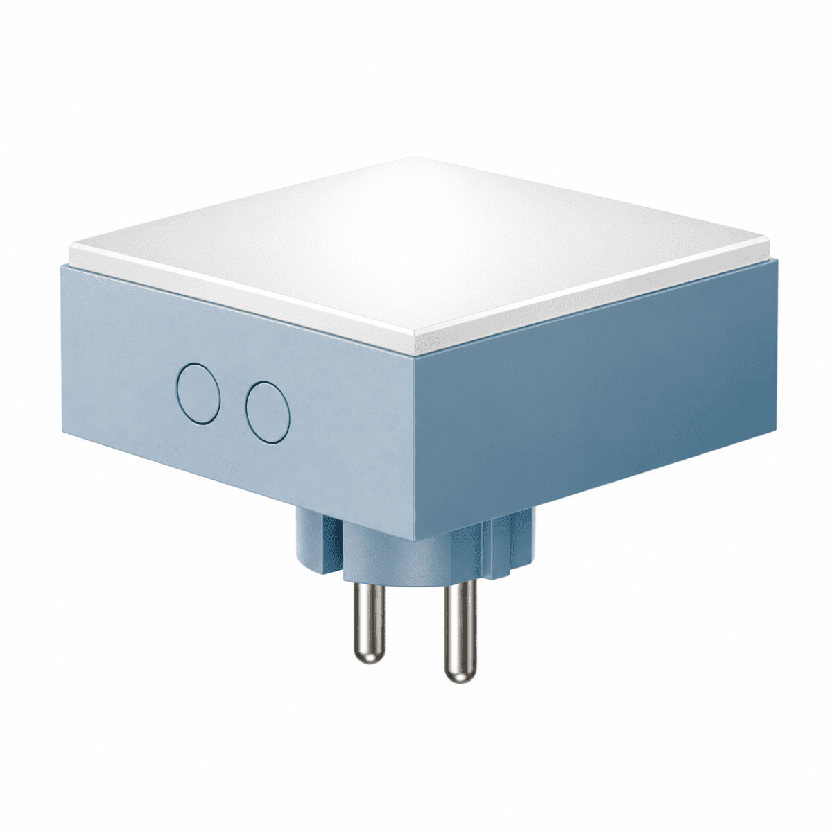 LAMP 1 - EU Blå Fra Avolt - Denne praktiske lille lampe tilsluttes direkte til stikkontakten (230V) og er perfekt som natlampe eller stemningsbelysning i gangen, sovev&aelig;relset eller andre rum, hvor du &oslash;nsker et bl&oslash;dt lys.