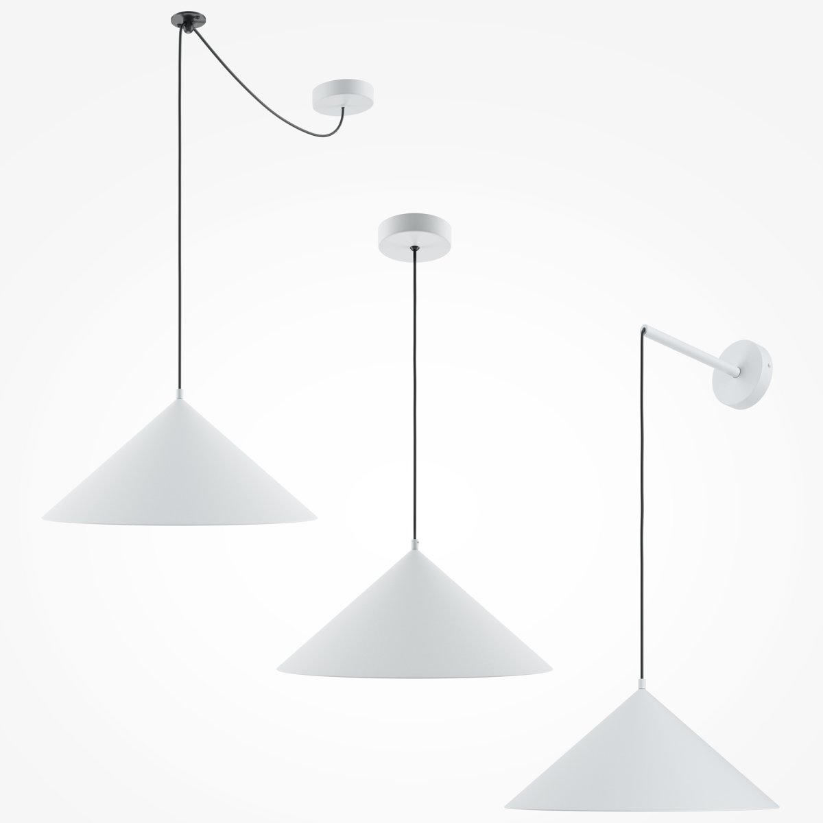 Basic colors Ø35 Hvid loftslampe Fra Maytoni - Den enkle, men sofistikerede form gør den til et fremragende valg til ethvert rum, hvor du ønsker at skabe et stilfuldt og tidløst udtryk.