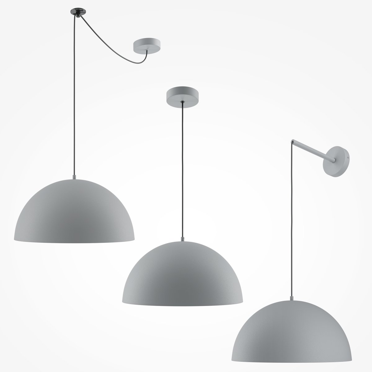 Basic colors Ø35 Grå loftslampe Fra Maytoni - Den enkle, men sofistikerede form gør den til et fremragende valg til ethvert rum, hvor du ønsker at skabe et stilfuldt og tidløst udtryk.