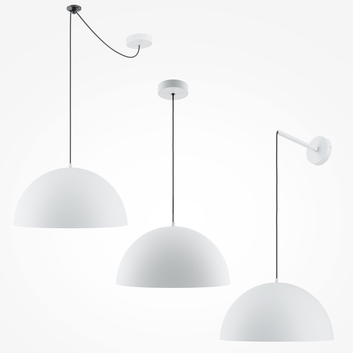 Basic colors Ø35 Hvid loftslampe Fra Maytoni - Den enkle, men sofistikerede form gør den til et fremragende valg til ethvert rum, hvor du ønsker at skabe et stilfuldt og tidløst udtryk.