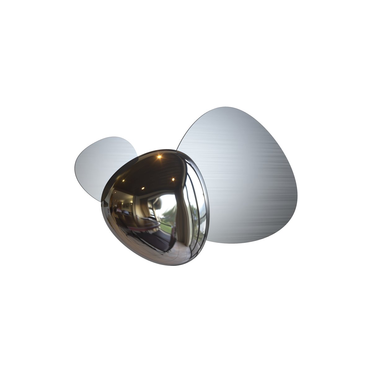 Jack-stone 36cm Nikkel væglampe Fra Maytoni - Perfekt til at give et eksklusivt præg i stuen eller hallen, samtidig med at du spreder et varmt og indbydende lys.