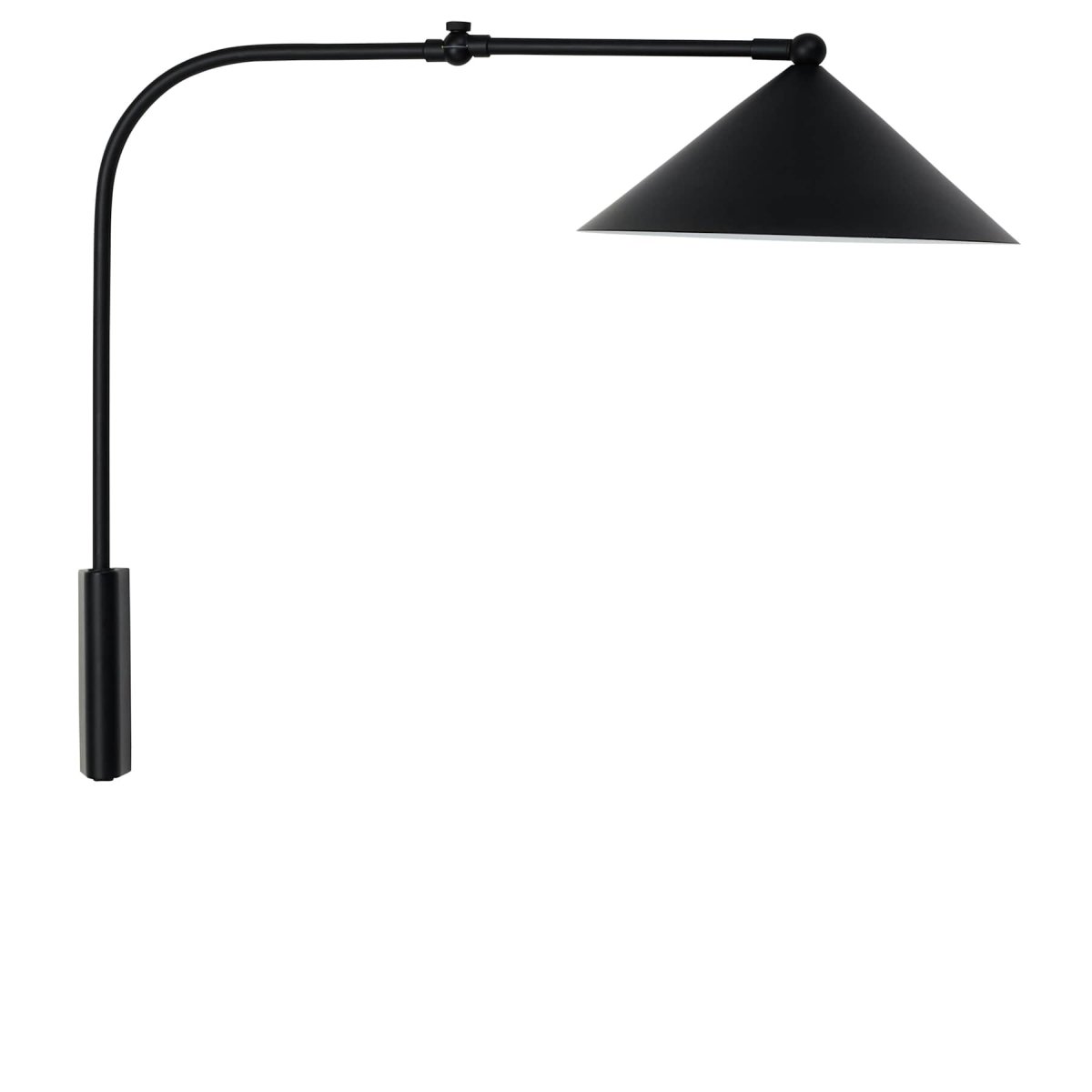 Kasa 60cm Sort væglampe Fra OYOY - Den elegante form betyder, at lampen passer ind i alle typer interiører, samtidig med at den giver rummet karakter og stil.