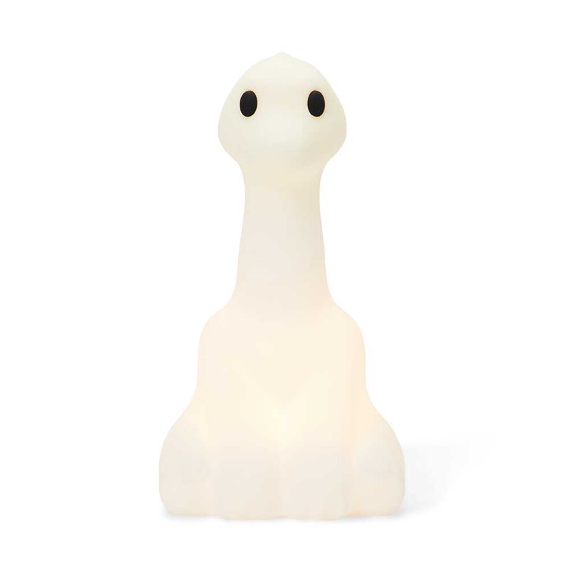 Nova First Light Hvid børnelampe Fra Mr Maria - Som en del af Mr Marias dinosaurkollektion, som ogs&aring; omfatter Tyrannosaurus Rex og Triceratops, er Nova en unik kombination af stil og sikkerhed.