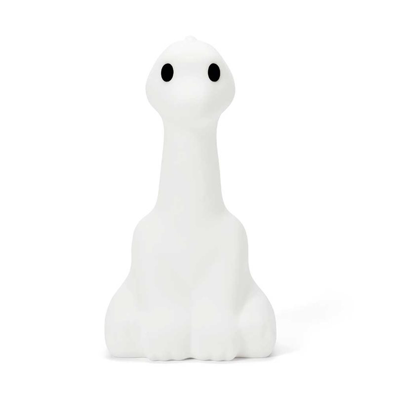 Nova First Light Hvid børnelampe Fra Mr Maria - Som en del af Mr Marias dinosaurkollektion, som ogs&aring; omfatter Tyrannosaurus Rex og Triceratops, er Nova en unik kombination af stil og sikkerhed.