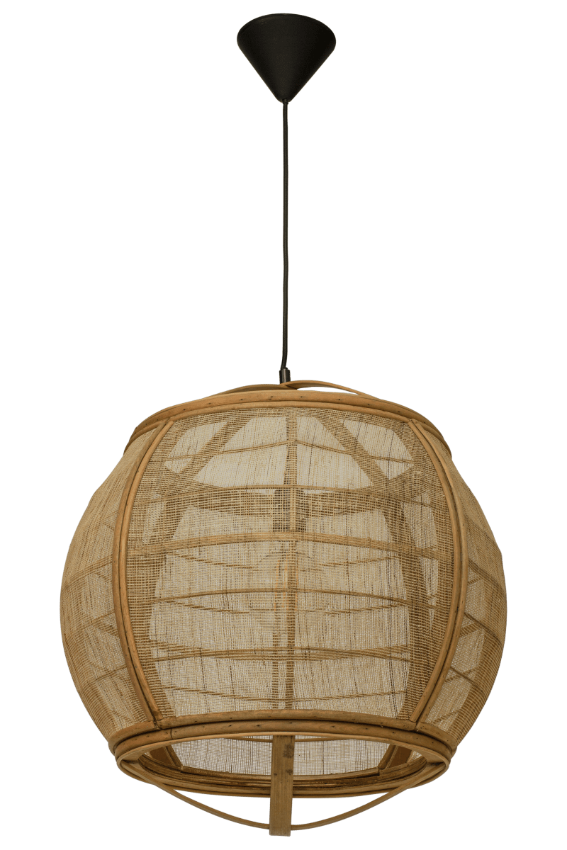 Borneo Ø50 Natur loftslampe Fra Aneta Lighting - Husk, at naturlige træer kan variere i farve, struktur og grenmærkning, hvilket gør hver lampe unik i sit udseende.