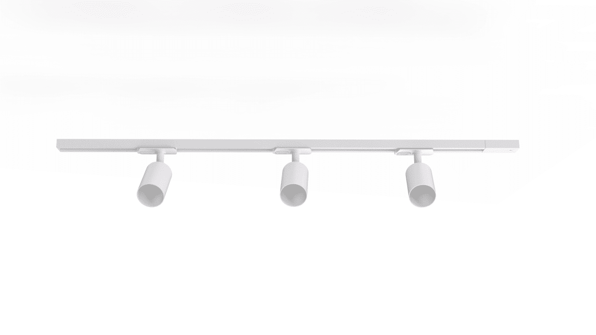 Forma 3-sæt Hvid Fra Nordic Lighting - Pakken indeholder:1 m skinne, 1 stk.