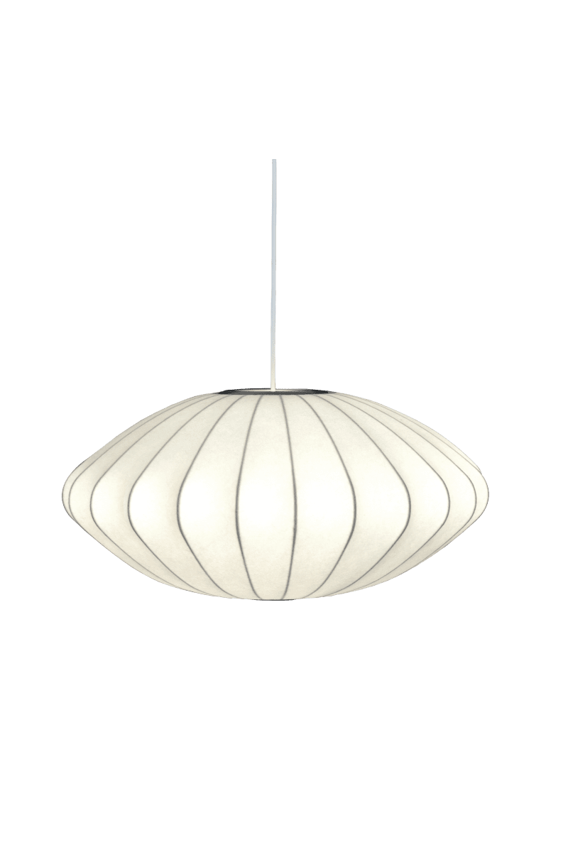 Josefine Ø50 Hvid loftslampe Fra Aneta Lighting - Josefine pendellampen er en elegant lampe med en bl&oslash;d og harmonisk form, der giver rummet et behageligt udtryk.