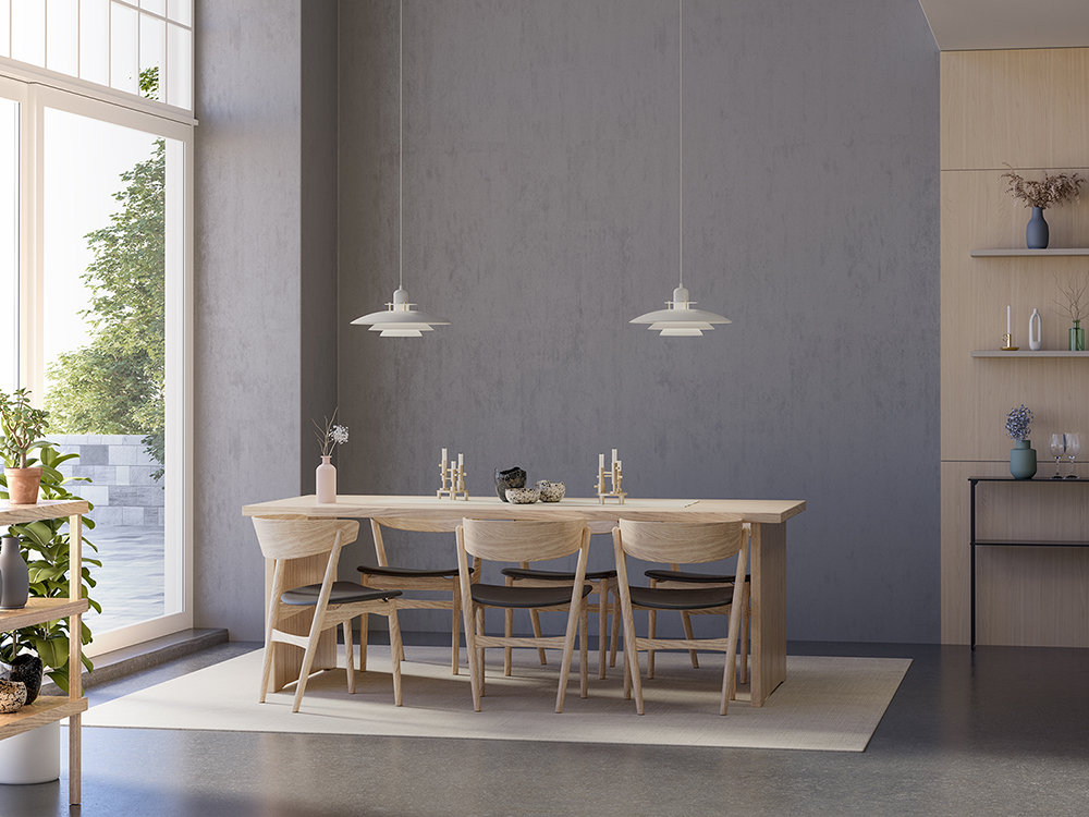 Primus I Ø43 Mat hvid loftslampe Fra Belid - Primus er en af Belids mest populære køkkenpendler.