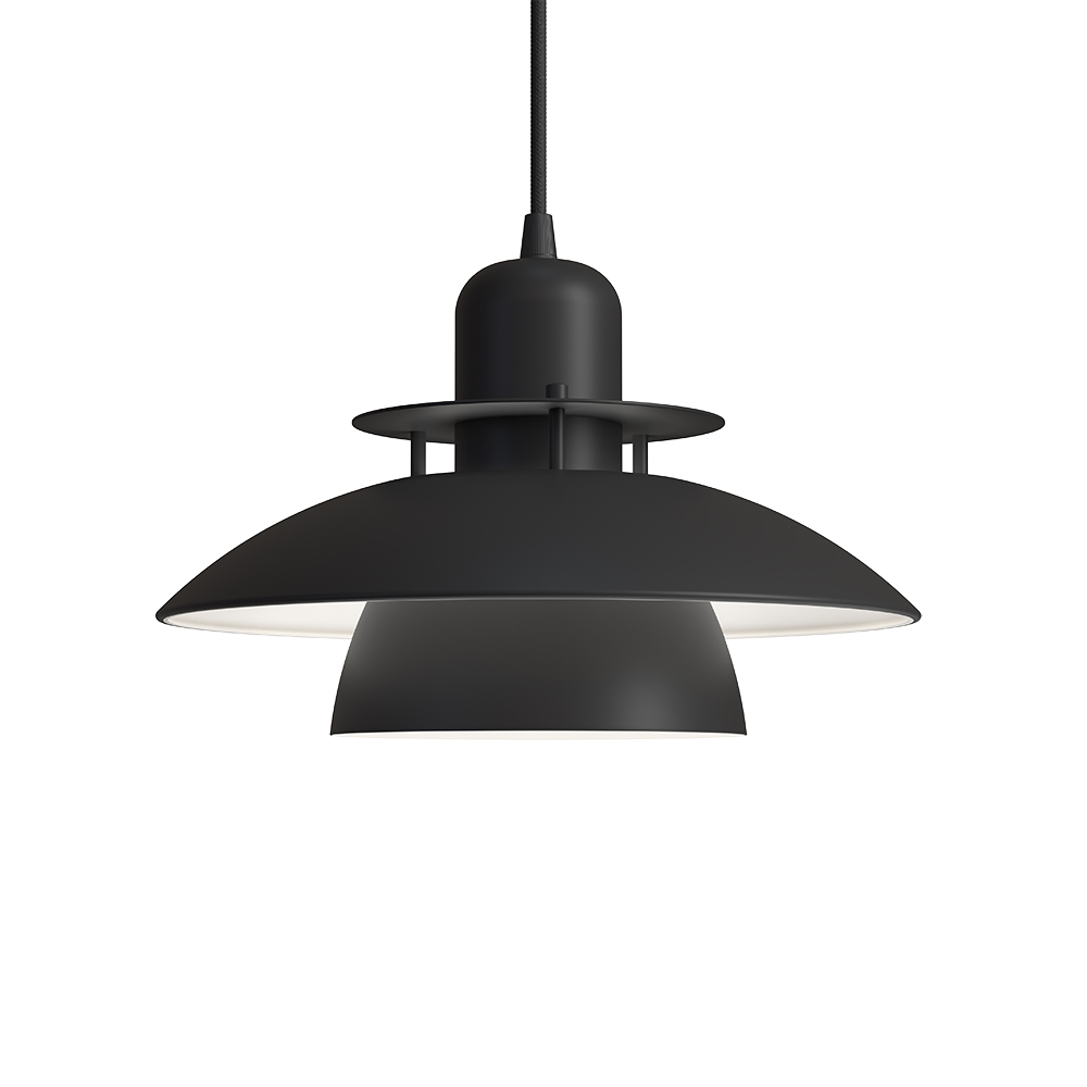 Primus IV Ø28 Mat sort loftslampe Fra Belid - Primus er en af vores mest popul&aelig;re pendlere.