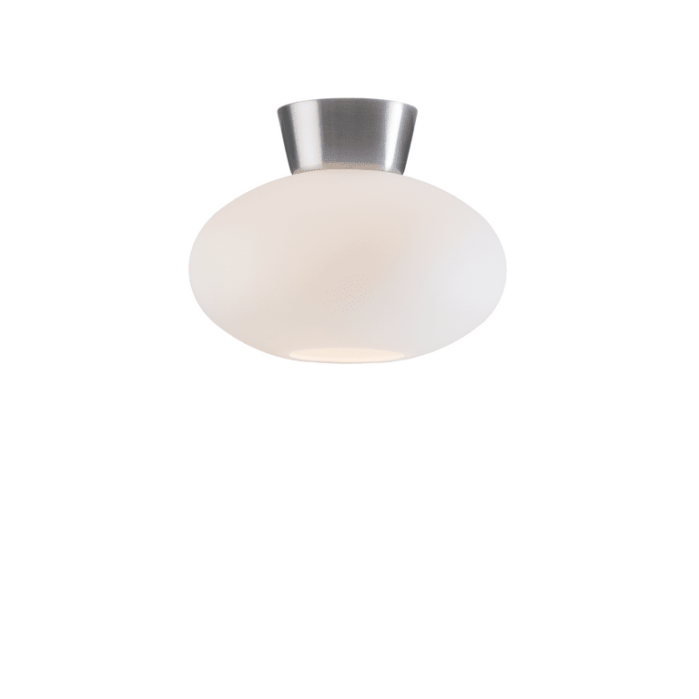 Bullo Ø27 Aluminium/opal plafond Fra Belid - Godkendt til badev&aelig;relser, men passer ind i de fleste rum i dit hjem.
