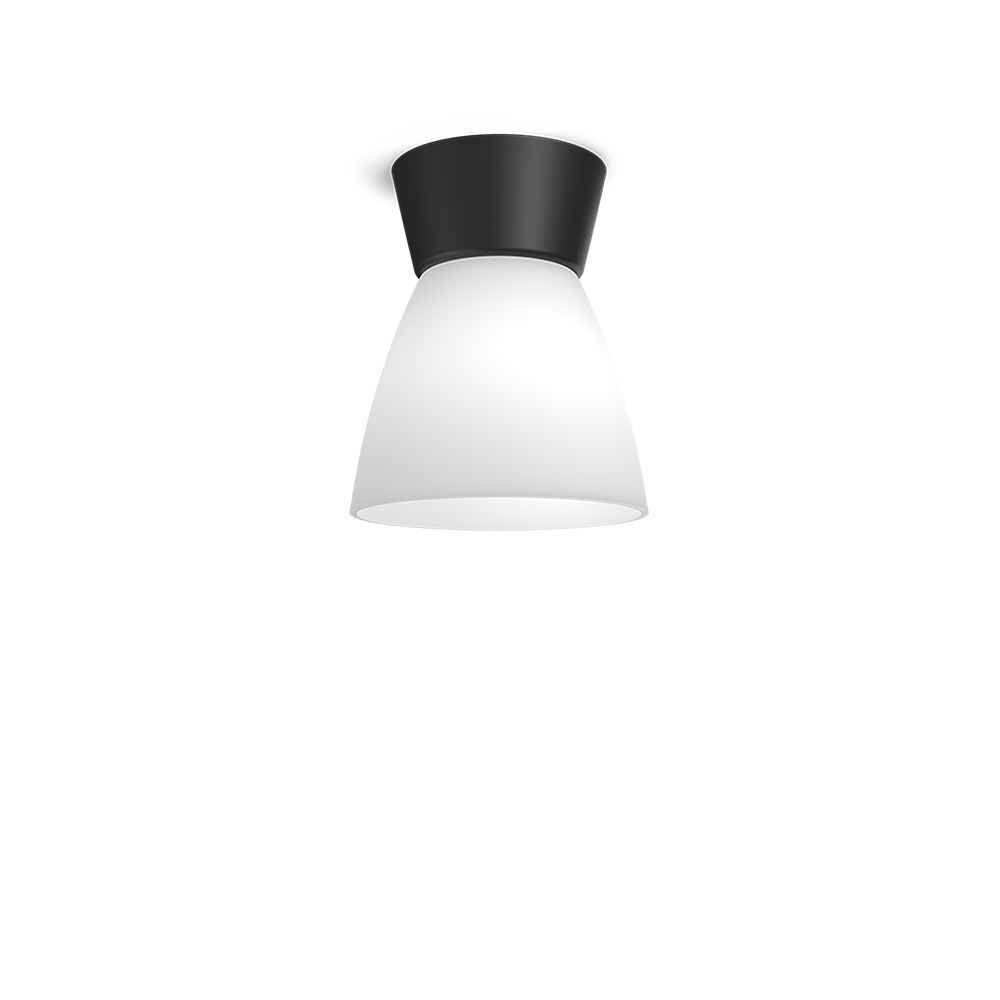 Bizzo Ø17 Mat sort/opal plafond Fra Belid - Godkendt til badev&aelig;relser, men passer ind i de fleste rum i dit hjem.