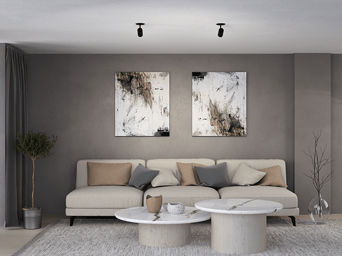 Tyson Sort tekstur spotlight Fra Belid - Passer ind i de fleste rum i dit hjem.