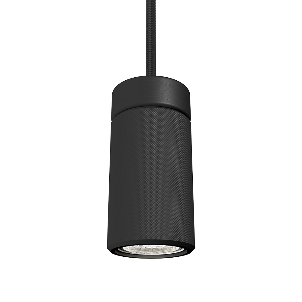 Holder Ø6 Sort loftslampe Fra Herstal - Holder-familien skiller sig ud ved at kombinere metal og tr&aelig;.