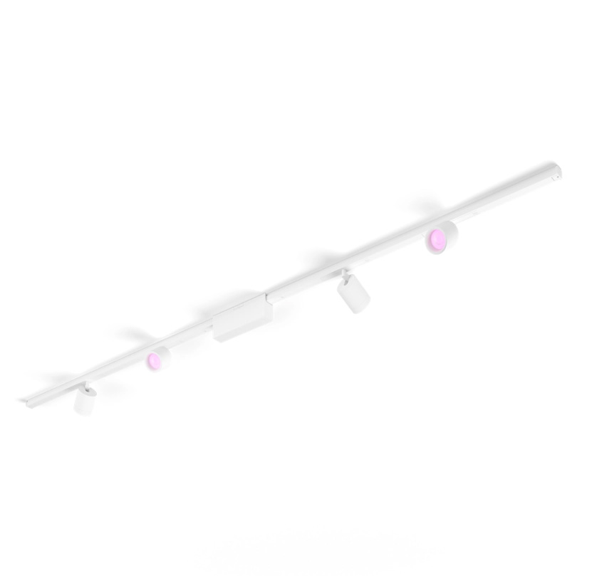 Perifo rak bassats för tak (4 spottar) Hvid spotlight Fra Philips - 