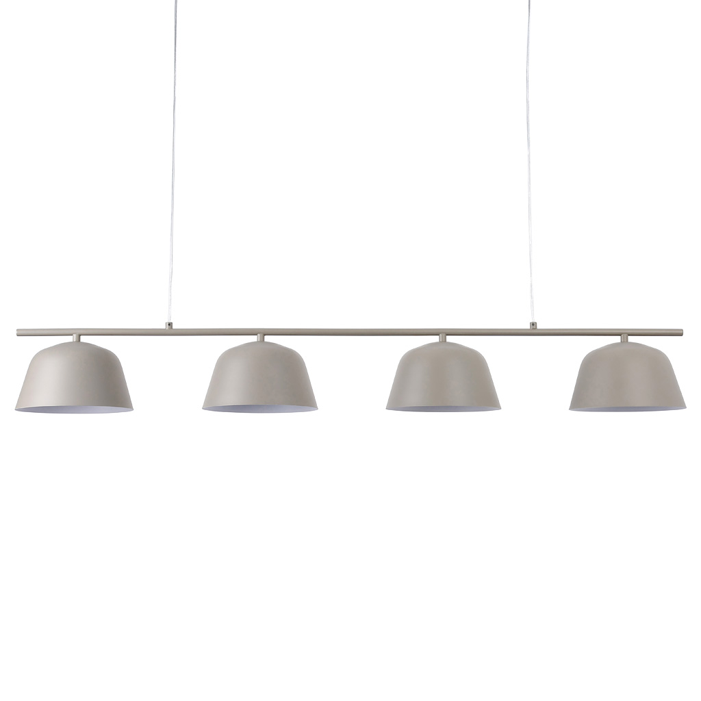 Pop 142cm Beige loftslampe Fra Nordic Lighting - Pop er en stilfuld loftslampe i metal med en bl&oslash;d, beige finish, der giver et roligt og moderne indtryk.