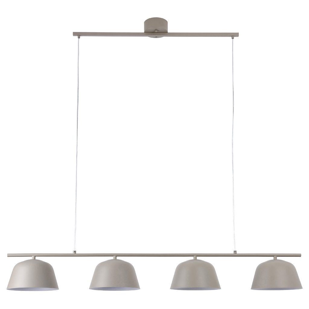 Pop 142cm Beige loftslampe Fra Nordic Lighting - Pop er en stilfuld loftslampe i metal med en bl&oslash;d, beige finish, der giver et roligt og moderne indtryk.