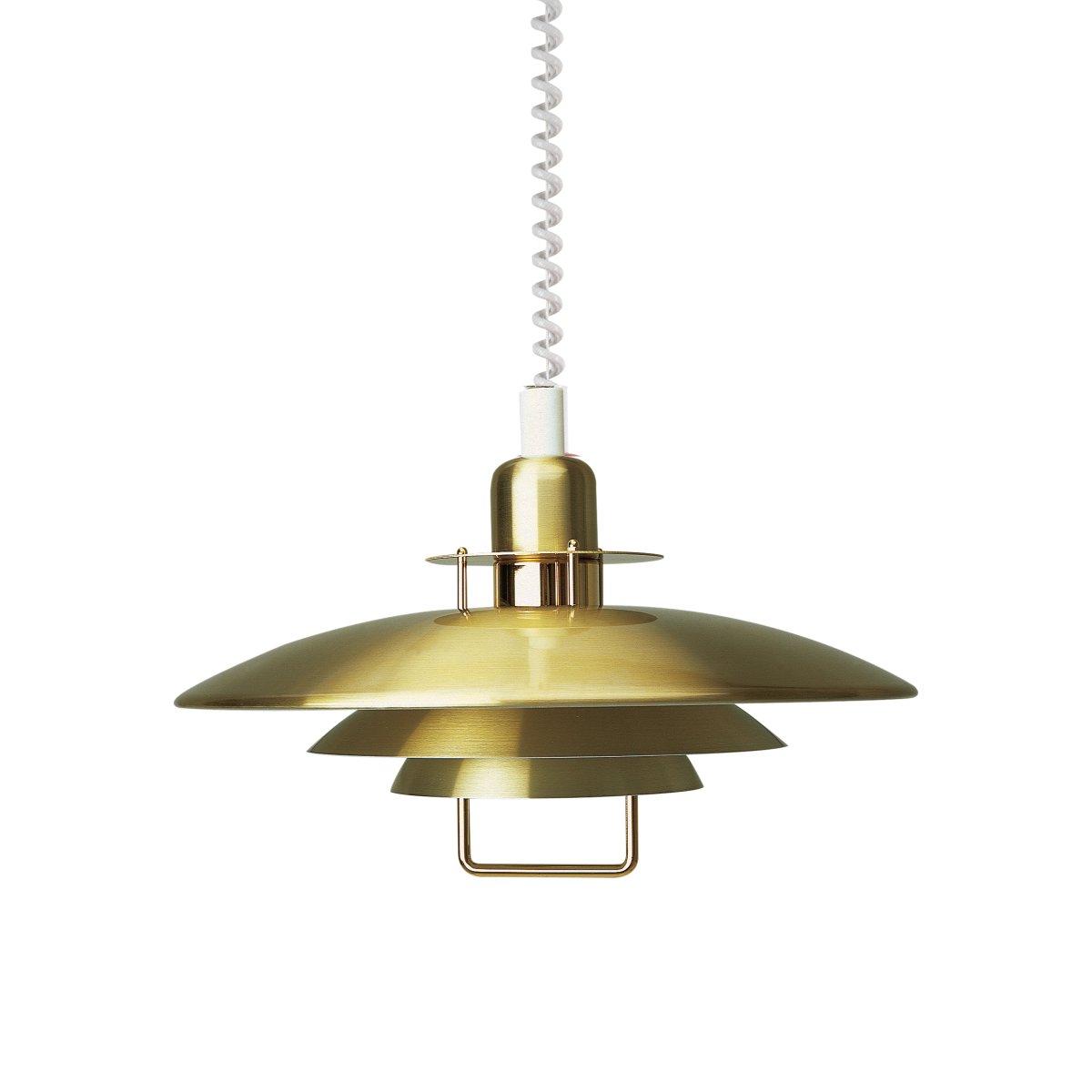 Primus II Ø43 Messing loftslampe Fra Belid - Primus er en popul&aelig;r k&oslash;kkenpendel med et tidl&oslash;st design, der er blevet tilpasset trends gennem &aring;rene.