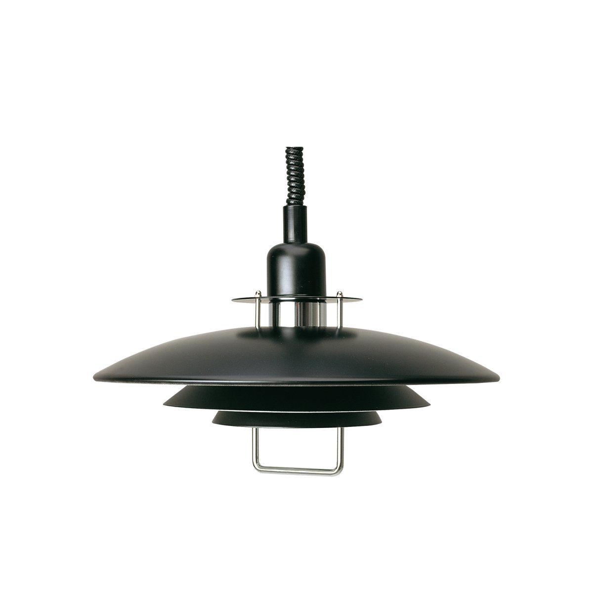 Primus II Ø43 Sort/krom loftslampe Fra Belid - Primus er en popul&aelig;r k&oslash;kkenpendel med et tidl&oslash;st design, der er blevet tilpasset trends gennem &aring;rene.