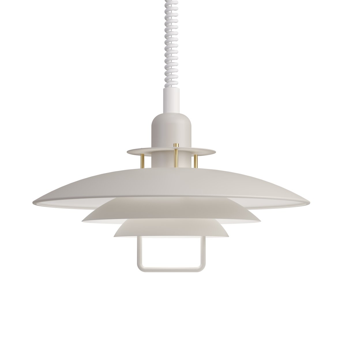 Primus II Ø43 Sand/messing loftslampe Fra Belid - Primus er en popul&aelig;r k&oslash;kkenpendel med et tidl&oslash;st design, der er blevet tilpasset trends gennem &aring;rene.