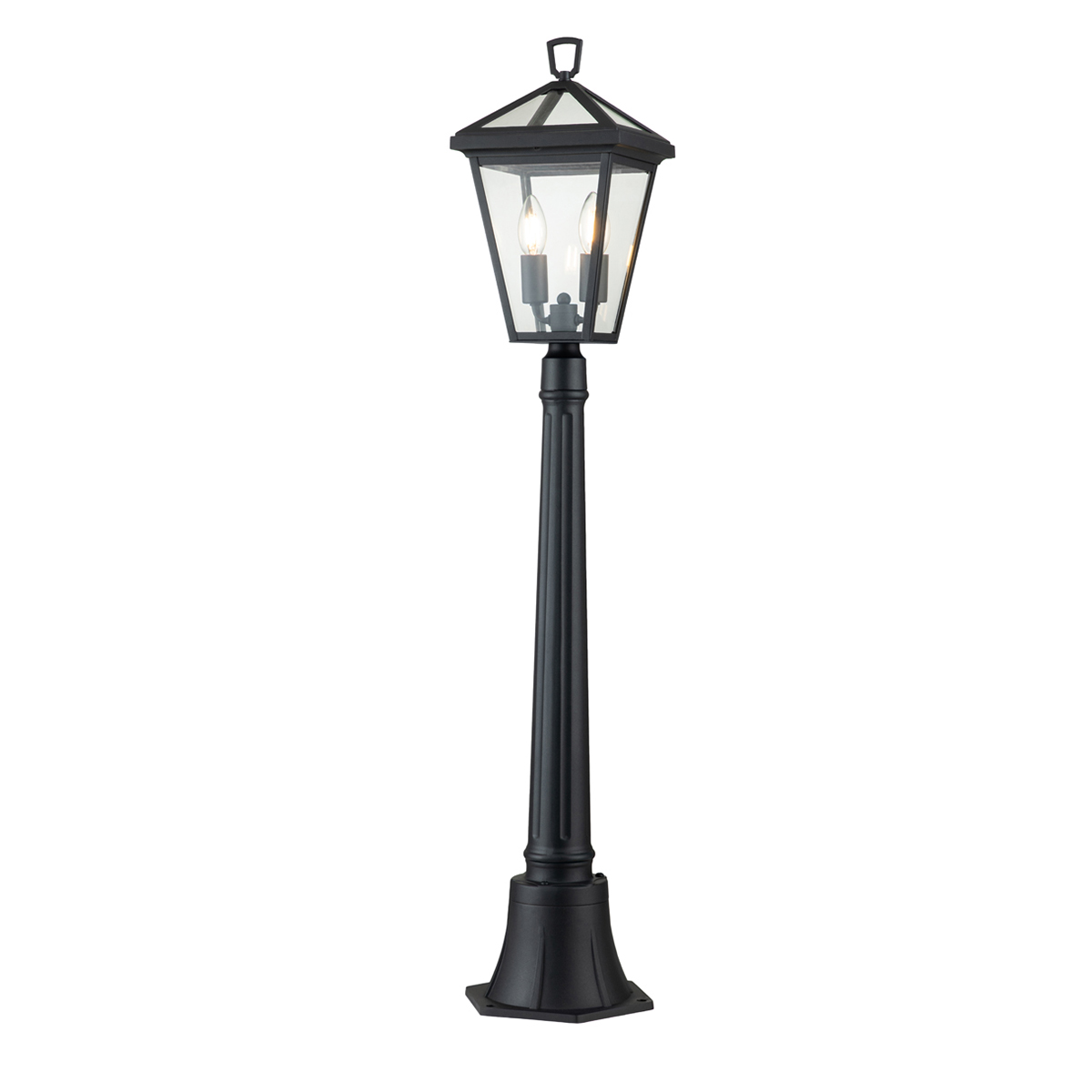 Alford Place 110cm Sort pullerter Fra Elstead Lighting - Alford Place &auml;r en stilren och klassisk pollare som ger din entr&eacute; eller tr&auml;dg&aring;rd en elegant touch.
