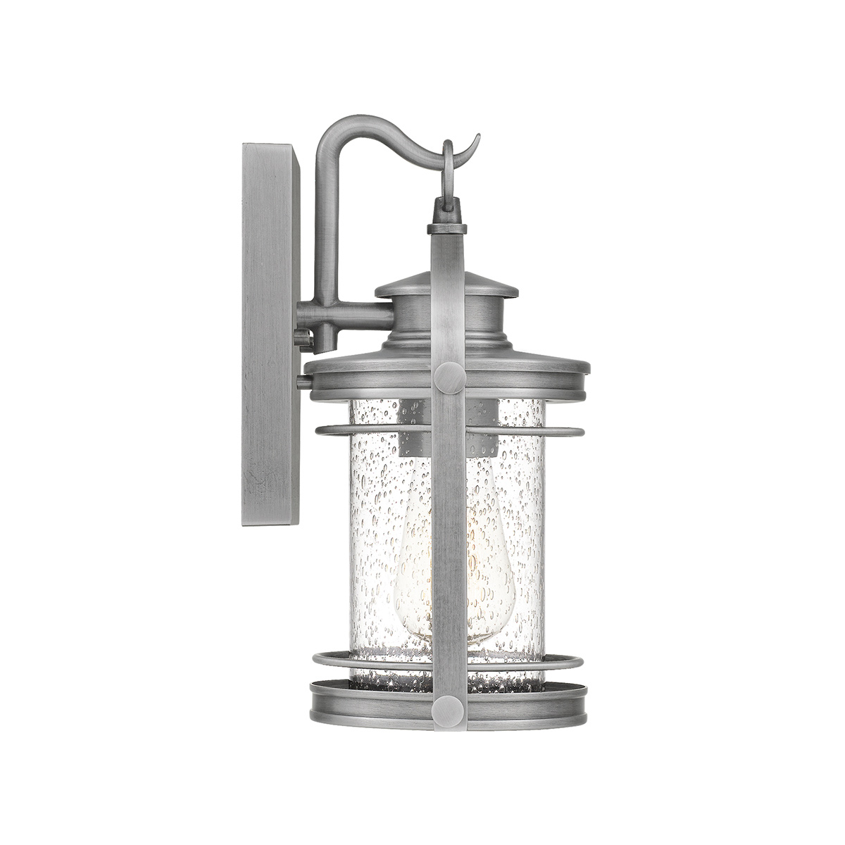 Booker 28cm Aluminium udendørslampe Fra Elstead Lighting - Booker &auml;r en stilfull och robust fasadlampa med en design inspirerad av klassiska marina lanternor.