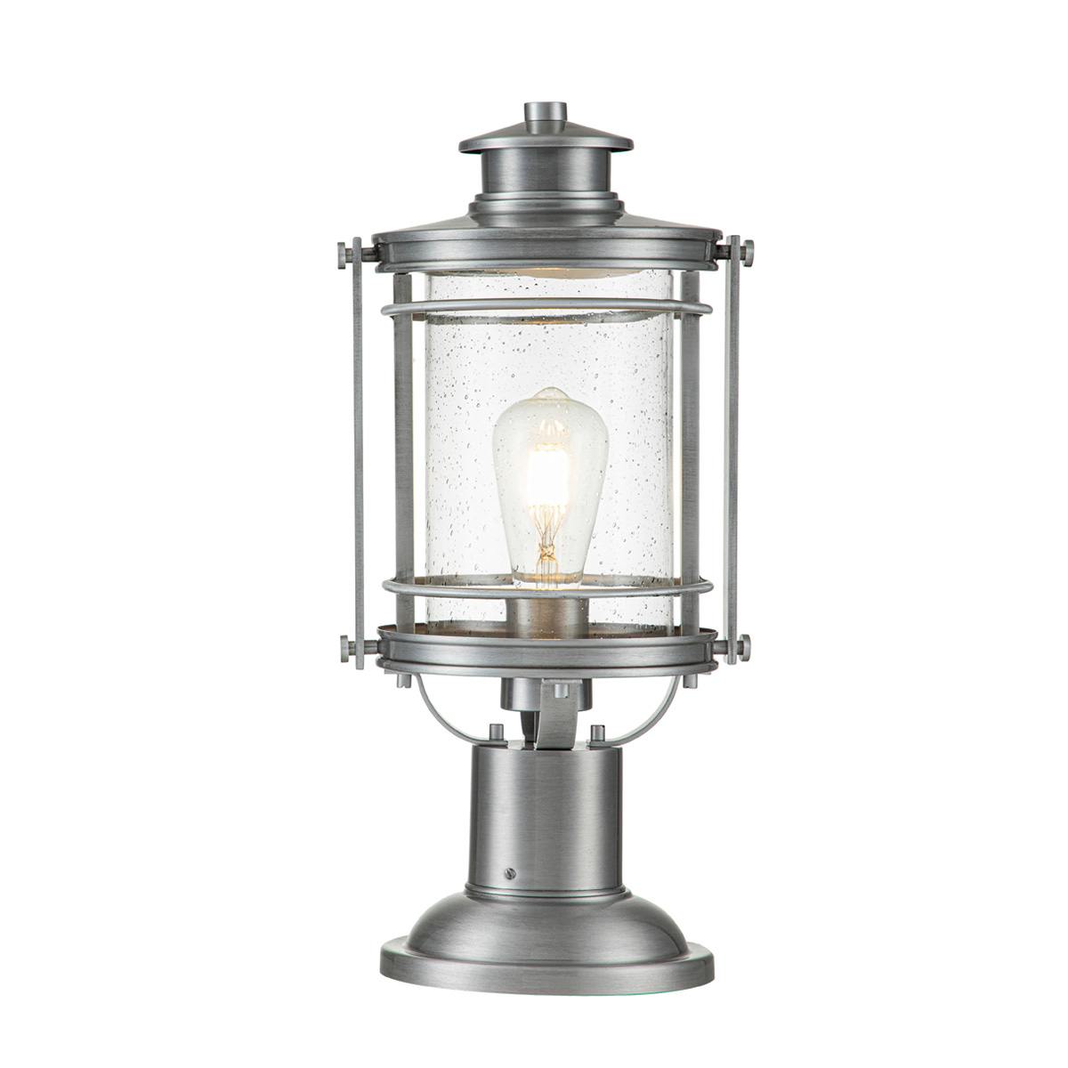 Booker 47cm Aluminium Fra Elstead Lighting - Booker &auml;r en stilfull och robust portlykta med en design inspirerad av klassiska marina lanternor.