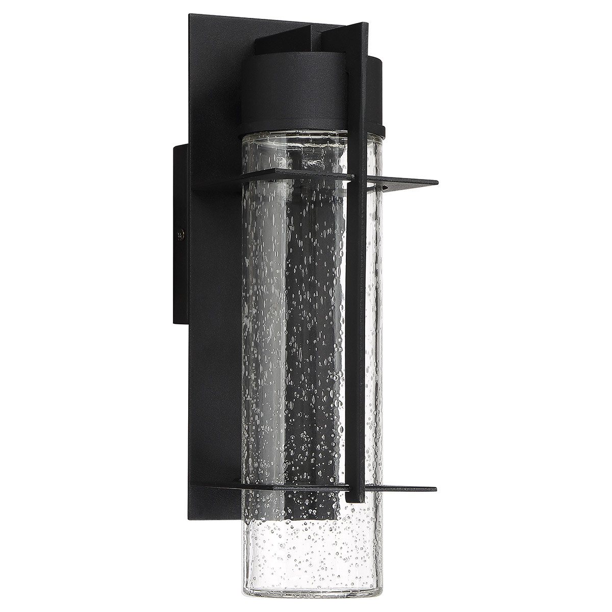 Eames 36cm Sort udendørslampe Fra Elstead Lighting - Eames &auml;r en modern och stilren fasadlampa med en industriell touch.