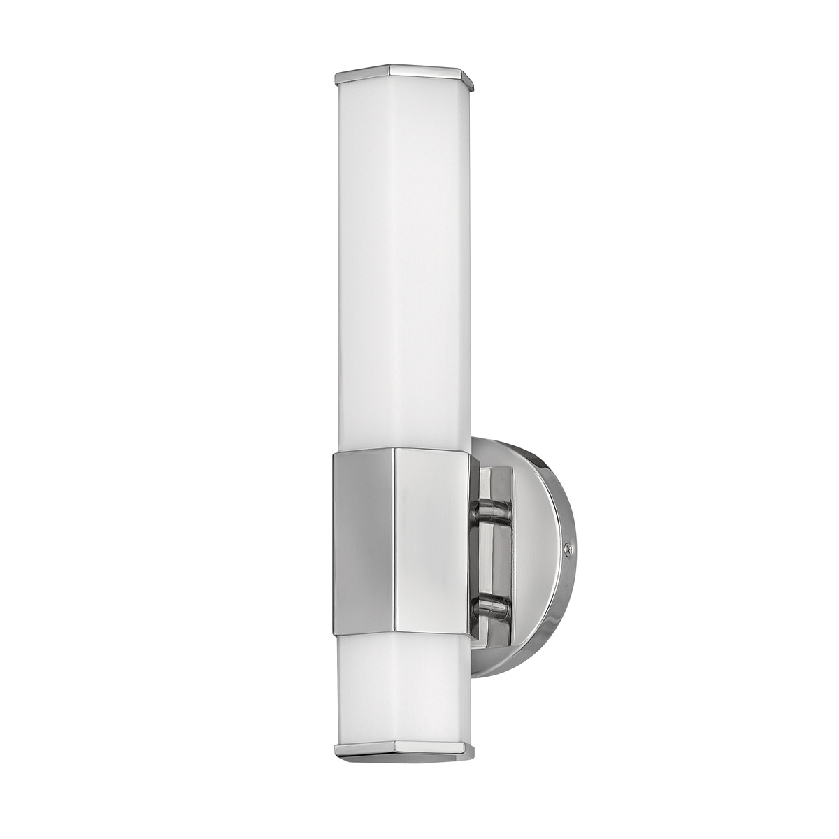 Facet 35cm Chrom badeværelseslampe Fra Elstead Lighting - Facet er en moderne og stilfuld badeværelseslampe, der kombinerer funktion og æstetik.