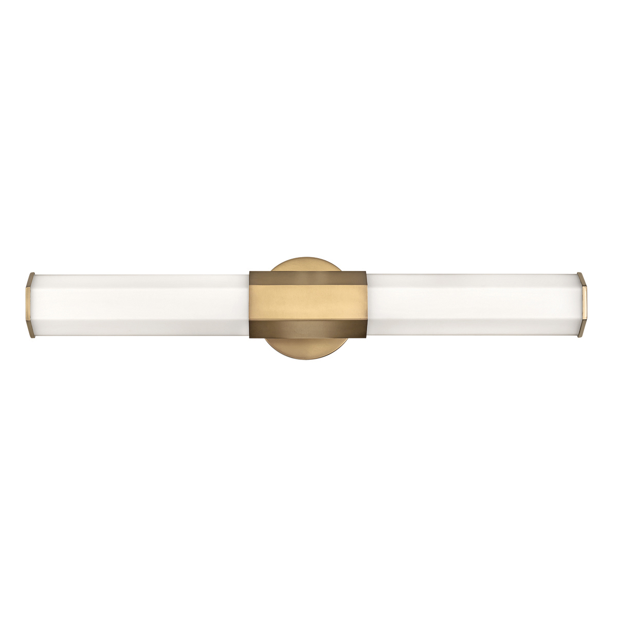 Facet 65cm Antik messing badeværelseslampe Fra Elstead Lighting - Facet er en moderne og stilfuld badeværelseslampe, der kombinerer funktion og æstetik.