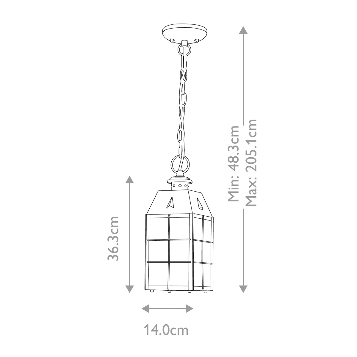 Nantucket 36cm Antik messing Fra Elstead Lighting - Tillverkad av massiv m&auml;ssing och glas, erbjuder den en robust och elegant konstruktion som &aring;ldras vackert &ouml;ver tid.
