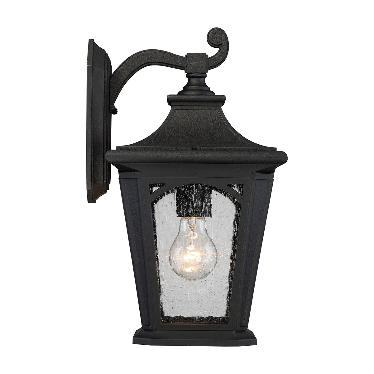 Bedford Sort udendørslampe Fra Elstead Lighting - Bedford-lampen er lavet af et kompositmateriale og er bygget til at modstå ekstreme temperaturer, både høje og lave.