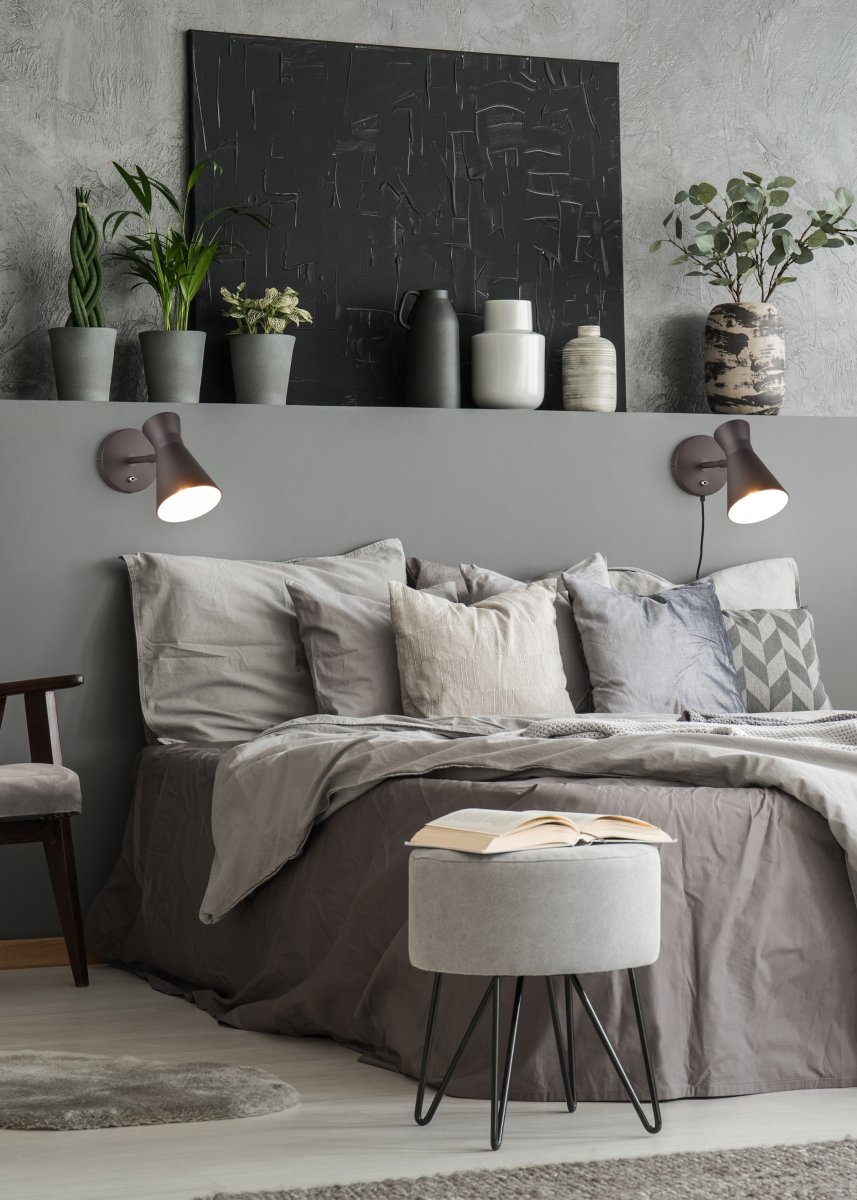 Enzo 16cm Sort læselampe Fra Trio Lighting - 