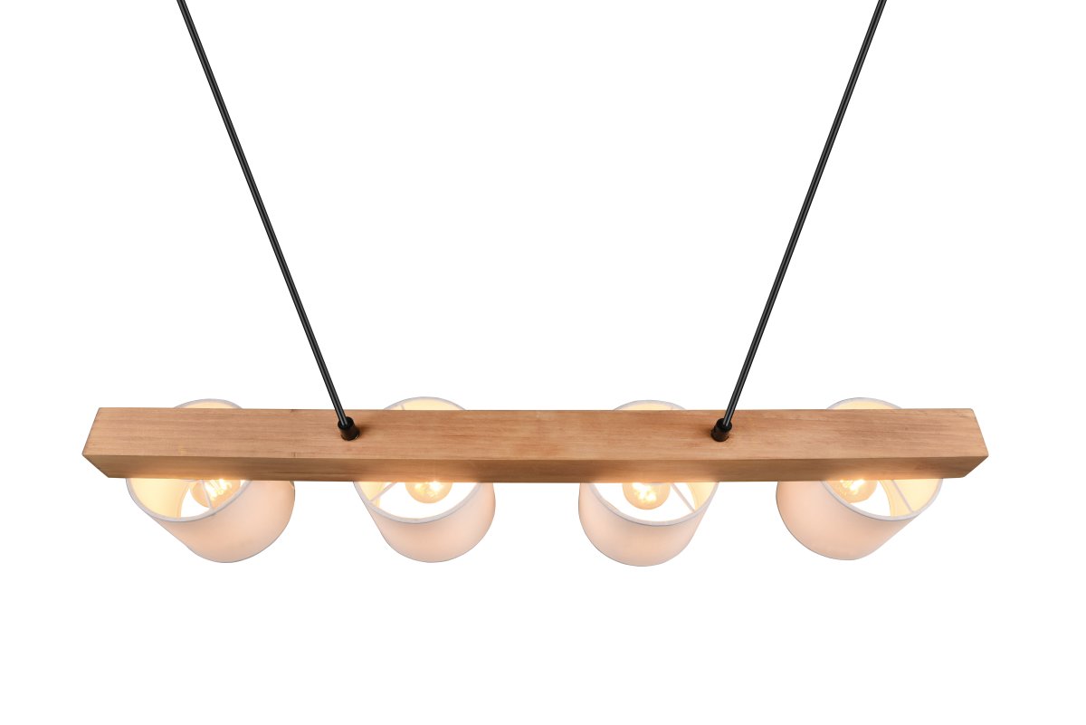 Cameron 75cm Træ loftslampe Fra Trio Lighting - 