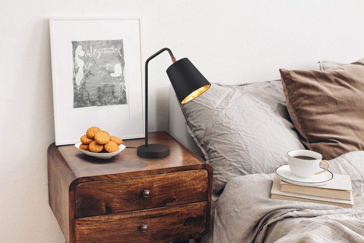 Buddy 45cm Sort skrivebordslampe Fra Trio Lighting - 