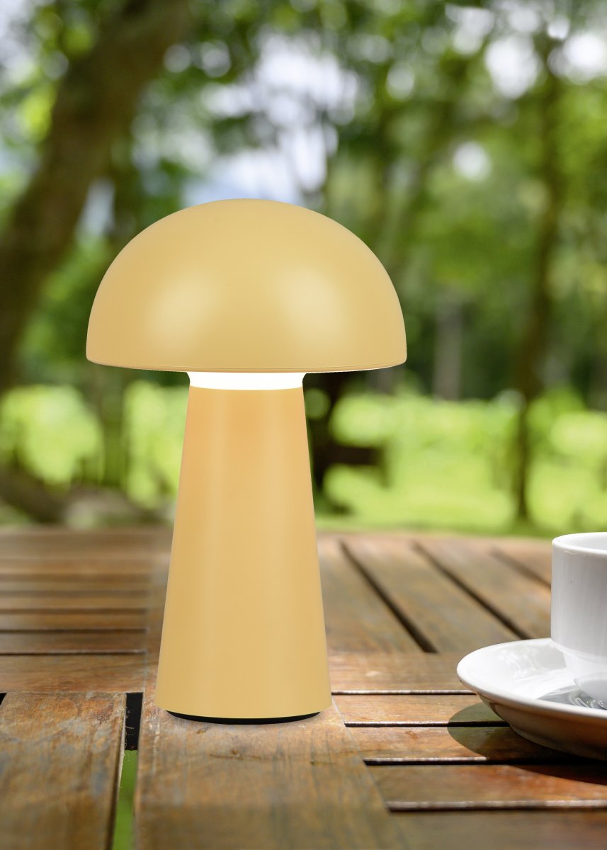 Lennon 22cm Guld bærbar Fra Trio Lighting - Med energieffektiv LED-teknologi sparer du op til 80 % på energiomkostningerne og bidrager til et bæredygtigt miljø.
