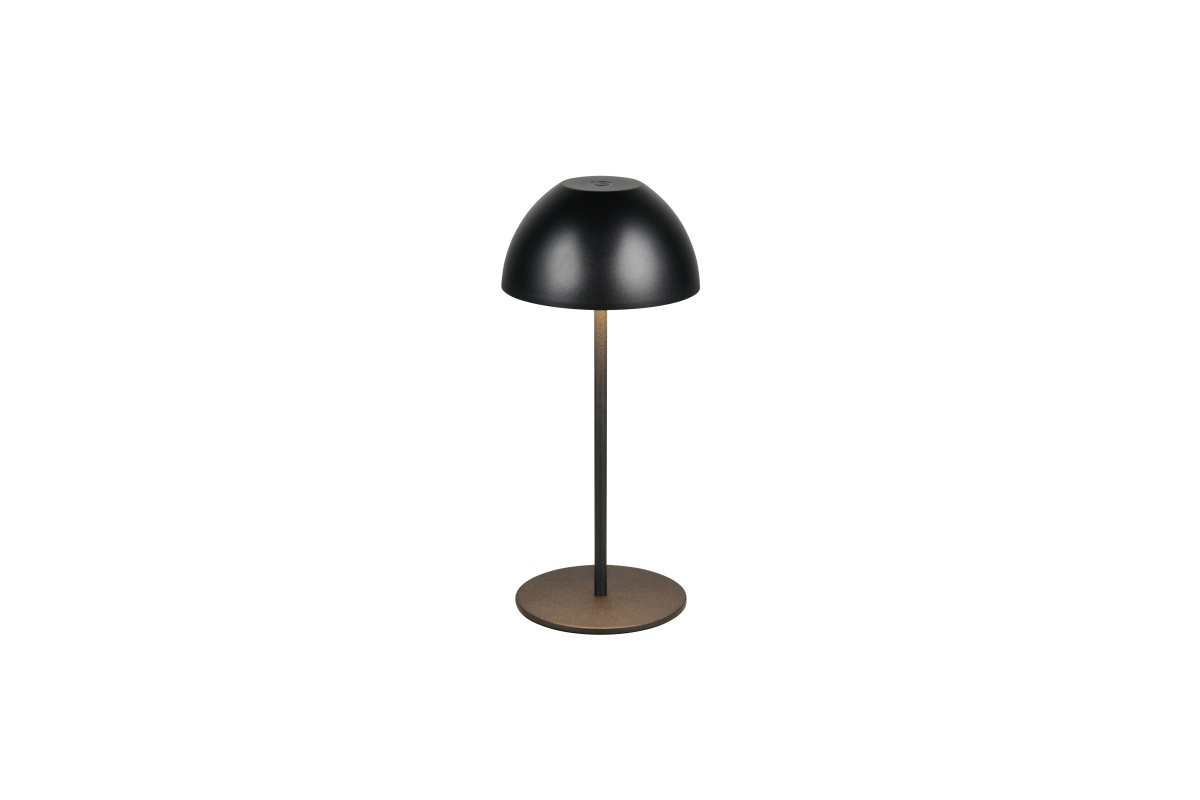 Ortiz 20cm Sort bærbar Fra Trio Lighting - 