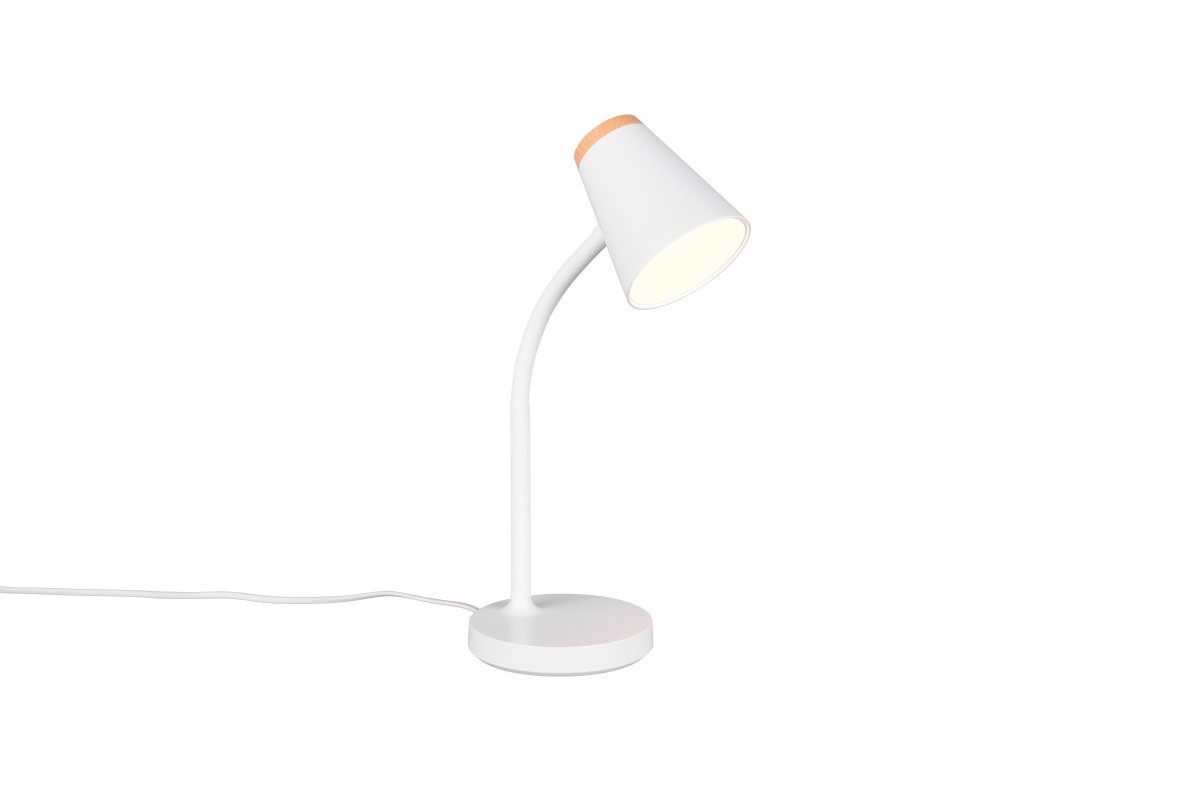 Pongo 36cm Hvid skrivebordslampe Fra Trio Lighting - 