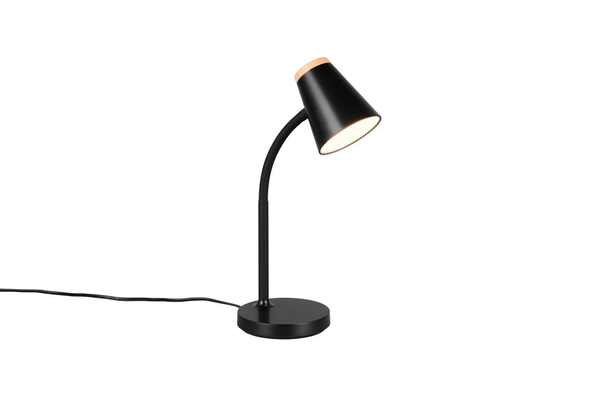 Pongo 36cm Sort skrivebordslampe Fra Trio Lighting - 