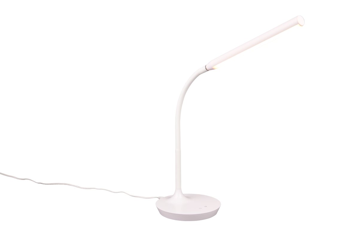 Toro 38cm Hvid skrivebordslampe Fra Trio Lighting - 