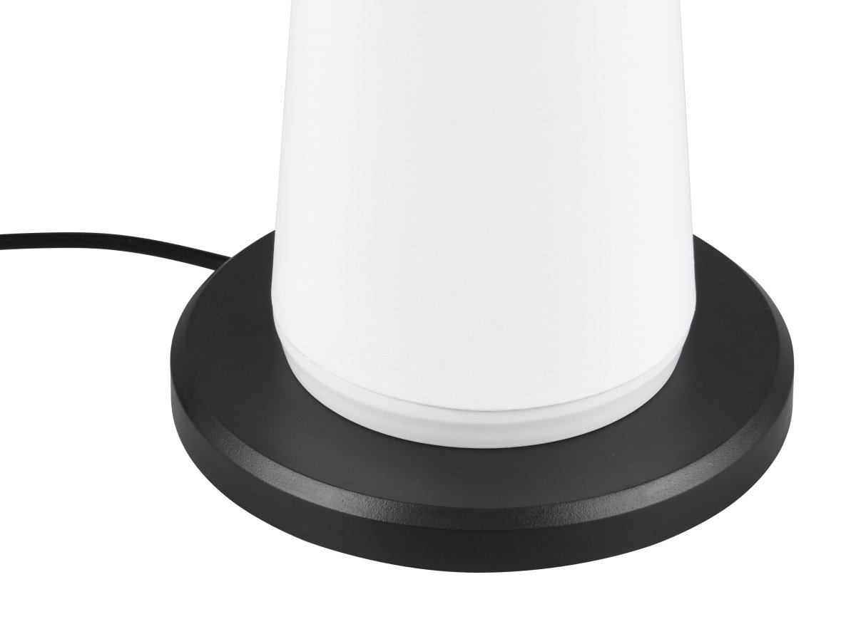 Fungo 30cm Hvid bærbar Fra Trio Lighting - Den bærbare Fungo bordlampe kombinerer moderne design med innovative funktioner, hvilket gør den til en favorit blandt genopladelige lamper.