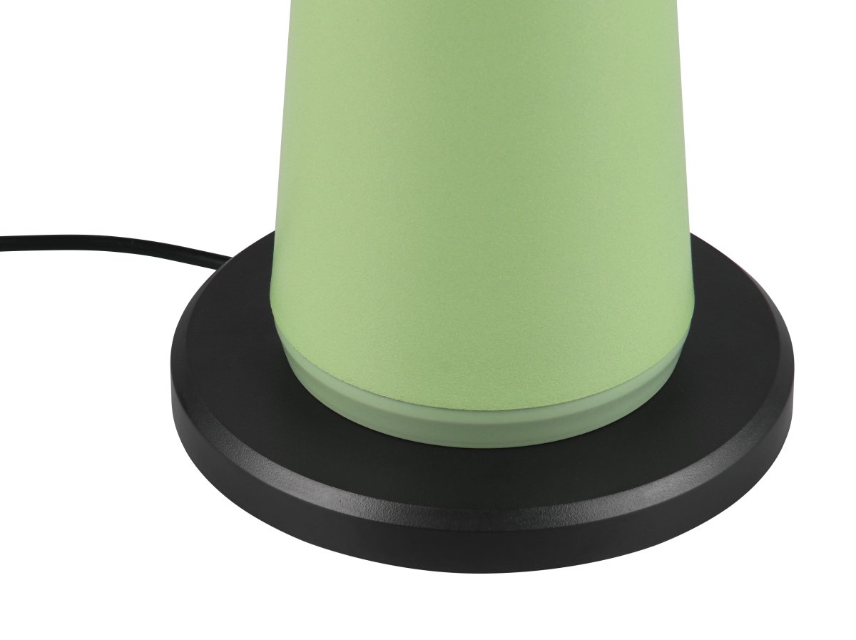 Fungo 30cm Grøn bærbar Fra Trio Lighting - Den bærbare Fungo bordlampe kombinerer moderne design med innovative funktioner, hvilket gør den til en favorit blandt genopladelige lamper.