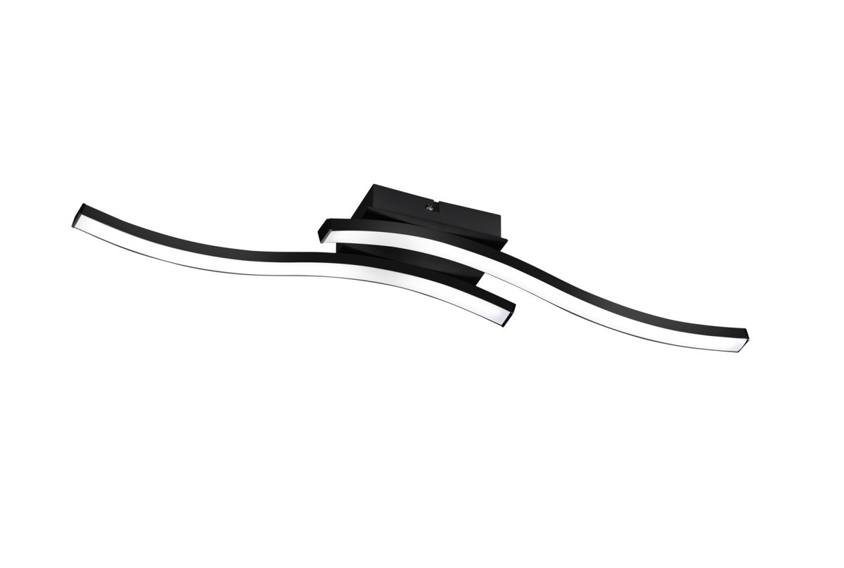 Route 56cm Sort plafond Fra Trio Lighting - 