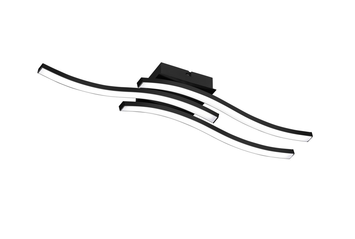 Route 56cm Sort plafond Fra Trio Lighting - 