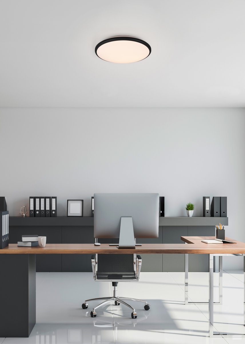 Limbus Ø34 Sort plafond Fra Trio Lighting - 